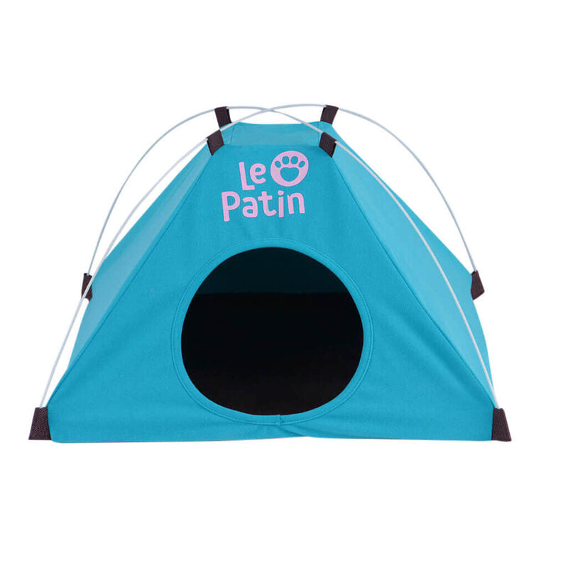 Cabana Pet De Tecido Azul para Cães e Gatos 53cm - Le Patin